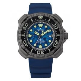 Citizen BN0227-09L Promaster Eco-Drive Herren-Taucheruhr Titan Blau