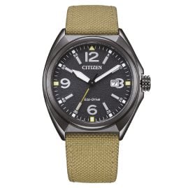 Citizen AW1575-08E Eco-Drive Solar Herrenuhr Beige/Schwarz