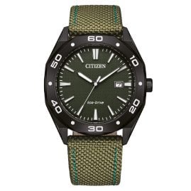 Citizen BM7635-01X Herrenuhr Eco-Drive Solar Khaki/Schwarz
