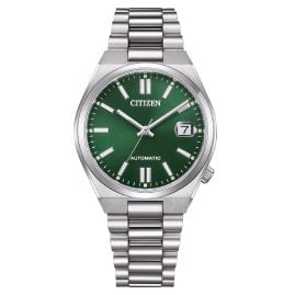 Citizen NJ0200-50X Unisex-Armbanduhr Automatik Tsuyosa Dunkelgrün