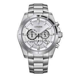 Citizen AN8200-50A Herrenuhr Chronograph Stahl/Silberfarben