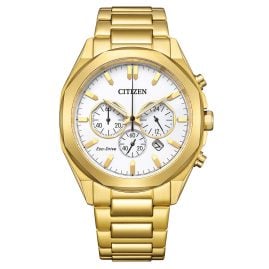 Citizen CA4592-85A Herrenuhr Eco-Drive Solar Chronograph Goldfarben