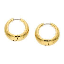Boccia 05096-02 Damen-Creolen Titan Ohrringe Goldfarben