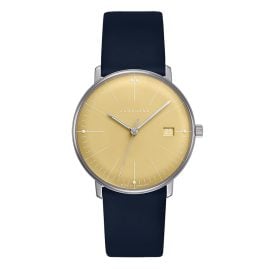 Junghans 47/4553.02 max bill Damen-Armbanduhr Quarz Dunkelblau