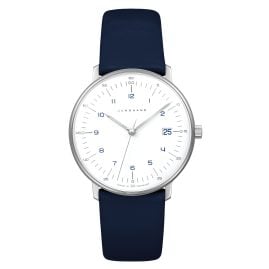 Junghans 47/4556.02 max bill Damen-Quarzuhr Dunkelblau