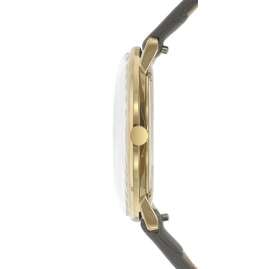 Junghans 47/7854.02 max bill Damenuhr mit Saphirglas Grau/Goldfarben