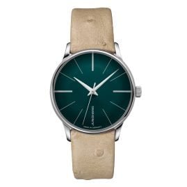Junghans 27/3343.00 Meister Damenuhr Automatic Beige/Dunkelgrün