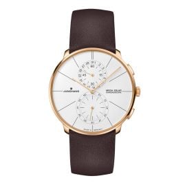 Junghans 59/7201.00 Meister Fein Chronoscope Mega Solar Funkuhr Braun