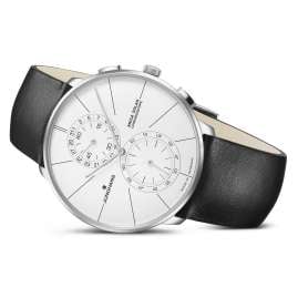 Junghans 59/4200.00 Meister Fein Chronoscope Mega Solar Funkuhr Schwarz