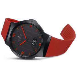 Junghans 18/1402.00 Funk-Solar Herrenuhr Force Mega Solar Rot