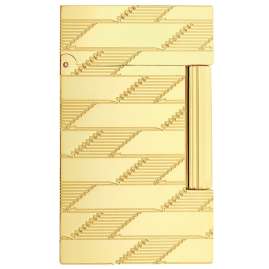 S.T. Dupont C16178 Feuerzeug Linie 2 Monogram 1872 Goldfarben