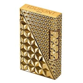 S.T. Dupont C16646 Feuerzeug Linie 2 Double Fire X Goldfarben