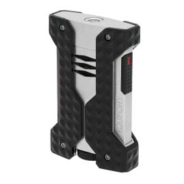 S.T. Dupont W21324 Feuerzeug Windproof Jet Schwarz/Chrom