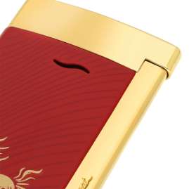 S.T. Dupont 027080 Feuerzeug Slim 7 Chinesisches Jahr des Pferdes