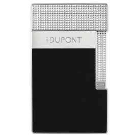 S.T. Dupont T20101 Tischfeuerzeug Schwarz/Chromfarben