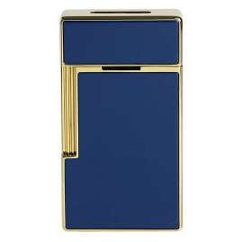 S.T. Dupont 025005 Feuerzeug Big D blau/gold