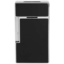 S.T. Dupont 025001 Feuerzeug Big D Schwarz/Chromfarben