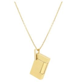 S.T. Dupont K27067CH Halskette mit Feuerzeug Goldfarben