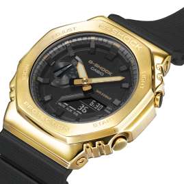 Casio GM-2100G-1A9ER G-Shock Classic Herrenuhr Schwarz/Goldfarben