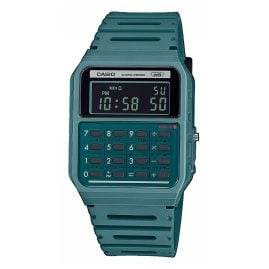 Casio CA-53WB-3BEF Digitaluhr mit Taschenrechner Vintage Edgy Petrol