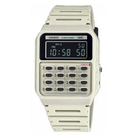 Casio CA-53WB-8BEF Digitaluhr mit Taschenrechner Vintage Edgy Beige