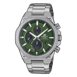 Casio EFS-S570D-3AUEF Edifice Solar Chrono Herrenuhr Stahl/Grün