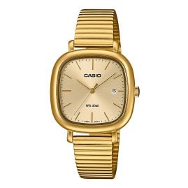 Casio LTP-B166G-9AVEF Damen-Armbanduhr Edelstahl Vergoldet