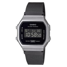 Casio A168WEMB-1BEF Vintage Digitaluhr Schwarz