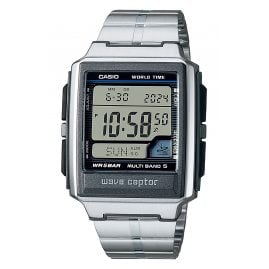 Casio WV-59RD-1AEF Collection Digital Funkarmbanduhr Schwarz/Stahlfarben