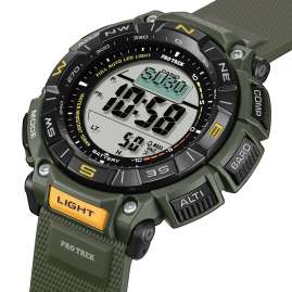 Casio PRG-340-3ER Pro Trek Outdoor Herrenuhr Grün/Schwarz