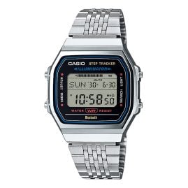Casio ABL-100WE-1AEF Vintage Iconic Armbanduhr Digital Bluetooth Stahlfarben