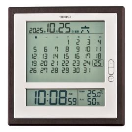 Seiko QHL100B Wanduhr / Tischuhr mit Digitalanzeige