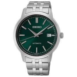 Seiko SRPH89K1 Herren-Armbanduhr Automatik Stahl/Grün