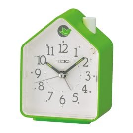 Seiko QHP010M Wecker mit Vogelstimmen Grün