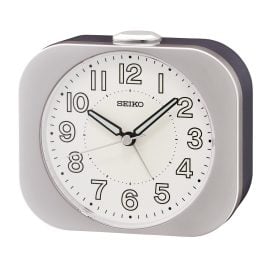 Seiko QHE206S Quarz Wecker Silberfarben