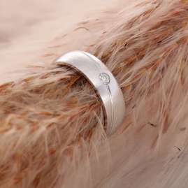 Viventy 698058 Damen-Silberring 925 mit Diamant Verlobungsring