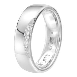 Viventy 698120 Damen-Ring 925 Silber mit Diamanten Verlobungsring