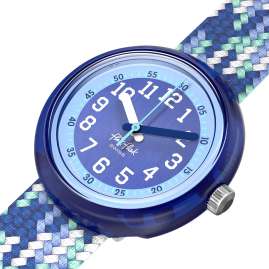 Flik Flak FPNP169 Kinderuhr Braid In Blue