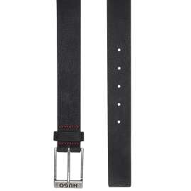 HUGO 50474257-001 Herrengürtel Gabri-Nu Leder Schwarz