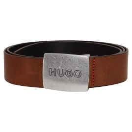 BOSS 50486668-002 Herrengürtel Leder Braun Gro