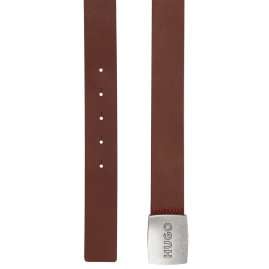 BOSS 50486668-002 Herrengürtel Leder Braun Gro