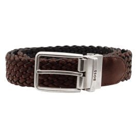 BOSS 50491882-204 Herrengürtel Leder Dunkelbraun Oliver