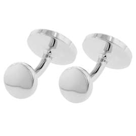 BOSS 50495126-040 Manschettenknöpfe Silberfarben B-Logo