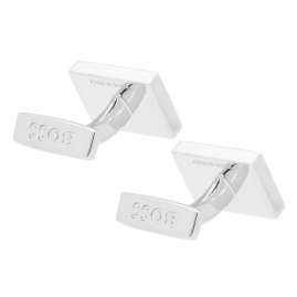 BOSS 50515441-040 Manschettenknöpfe Silberfarben B-Multilines-Cuf