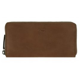 camel active 32070422 Damen-Geldbörse Leder Cognac-Braun Valencia