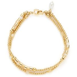 Leonardo 024918 Damen-Armband Caronna Goldfarben Clip & Mix