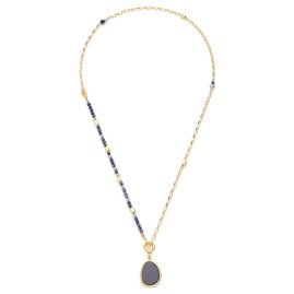 Leonardo 025598 Damen-Halskette Set Charlene 50 cm Clip & Mix Goldfarben