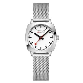 Mondaine MSL.31110.SM Damenuhr Petite Cushion Milanaiseband 31 mm
