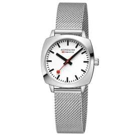 Mondaine MSL.31110.SM Damenuhr Petite Cushion Milanaiseband 31 mm