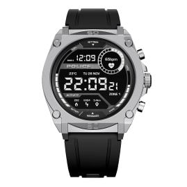 Police PEIUN0000101 Herren-Smartwatch My.Avatar Schwarz/Stahlfarben